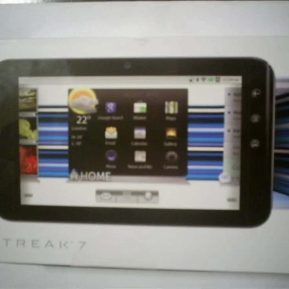 Dell Streak 7 tablet PC 16 GB Average Battery Life 24 hrs 2.08 pounds W/Box